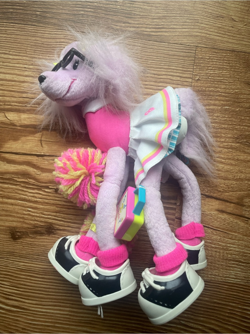 Vintage Mattel Barbie Cheerleader Poodle plush Toy